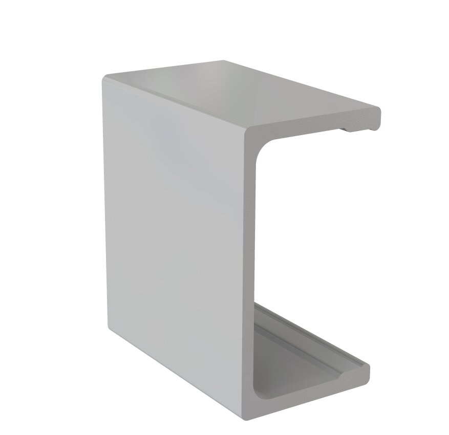 Profil aluminiowy pomocniczy ramy C110 mm do zabudów samochodów