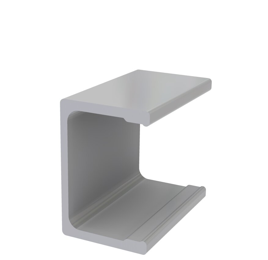 profil aluminiowy pomocniczy ramy C110 mm do zabudów samochodów