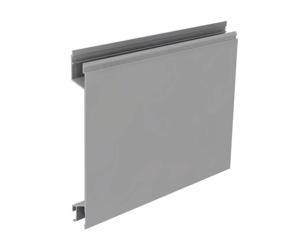 profil burtowy dolny aluminiowy anodowany pod uszczelkę 200 mm