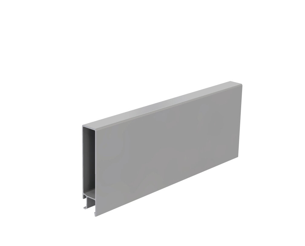 Profil burtowy dolny aluminiowy anodowany 200 mm pod uszczelkę