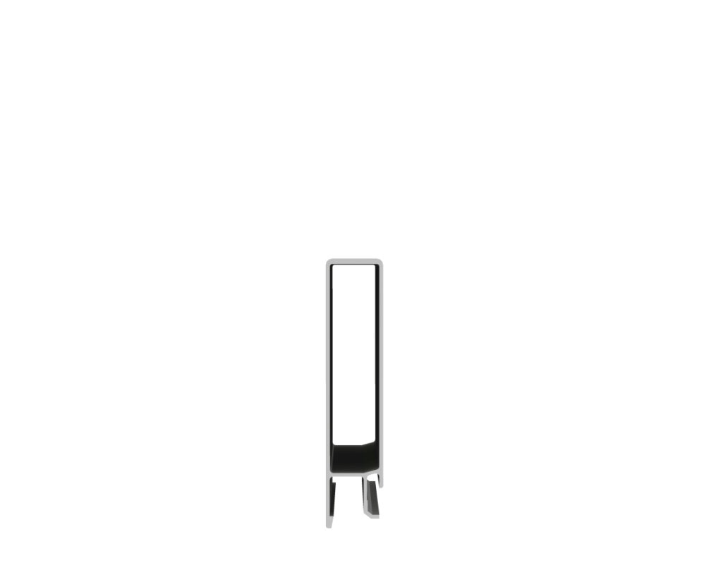 profil burtowy dolny 200 mm pod uszczelkę aluminium anodowane