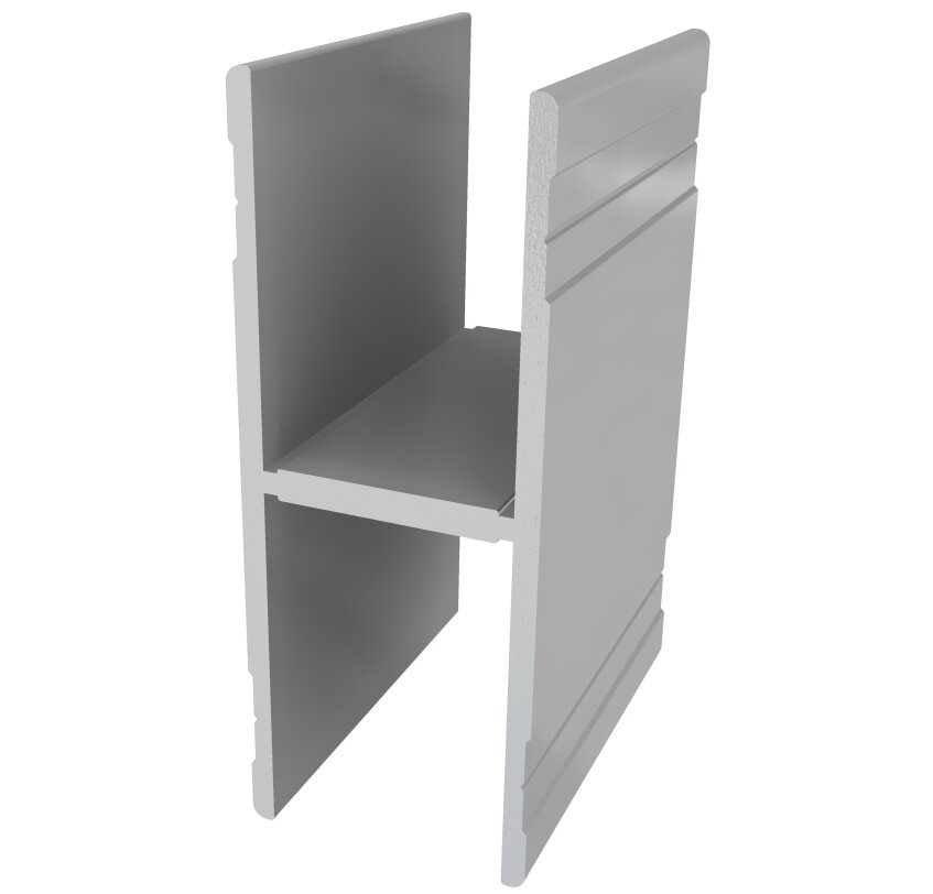 Profil zamykający H aluminiowy do montażu nadwozi samochodów dostawczych