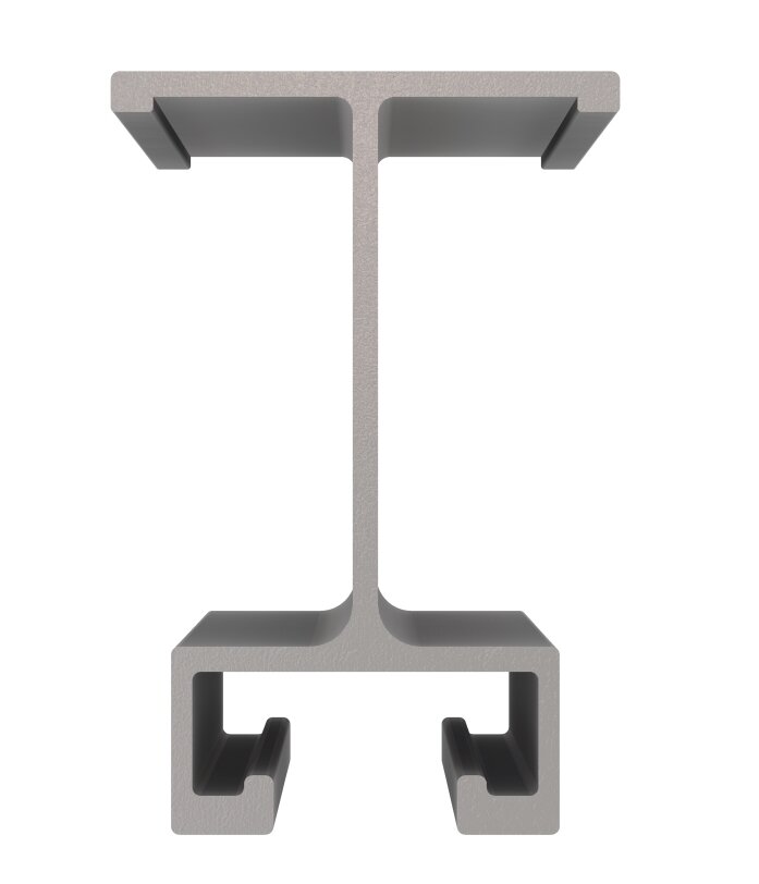 Profil metalowy poprzeczki 70 mm do zabudów samochodowych