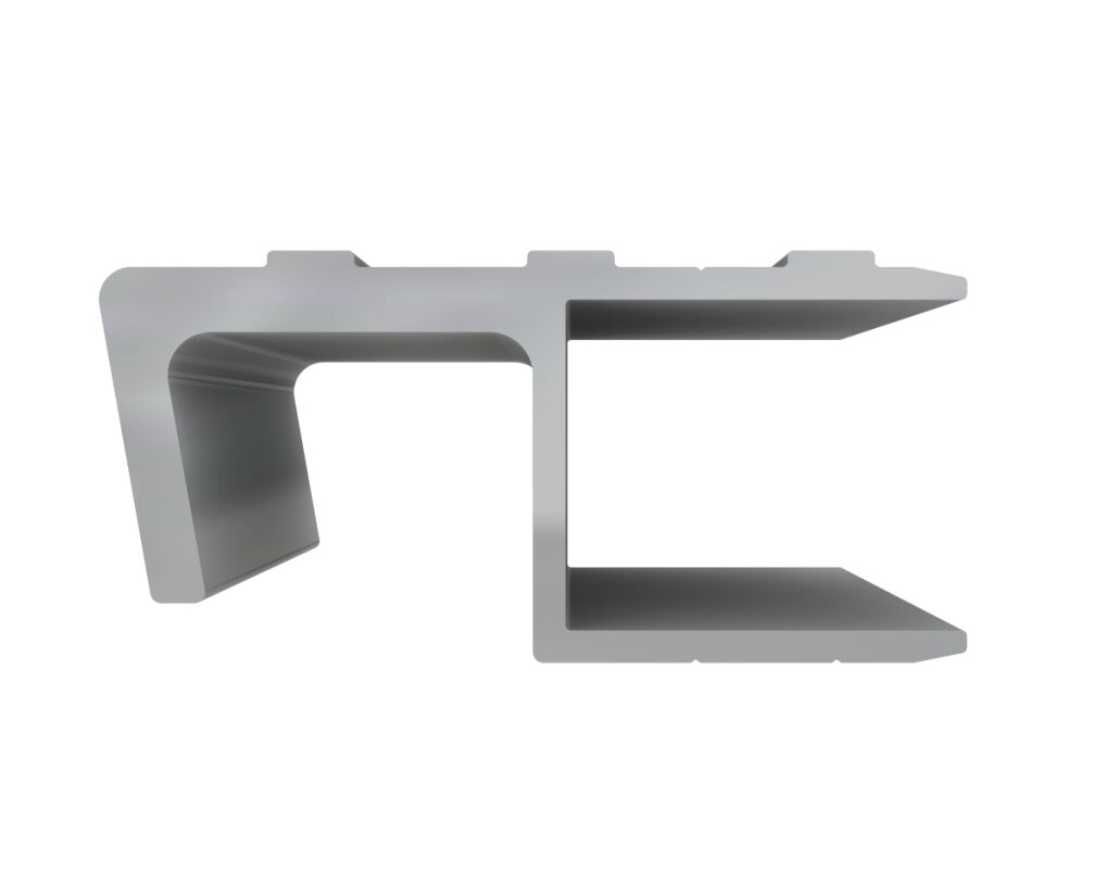 profil zaczepu najazdu 30 mm element metalowy do montażu nadwozi