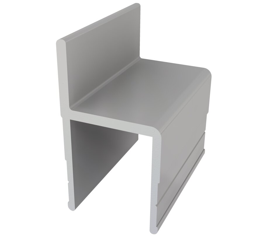 profil zamykający h aluminiowy do zabudów samochodowych