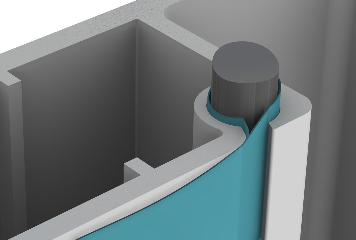 Profil słupa CS MINI 137x35 element konstrukcyjny nadwozia