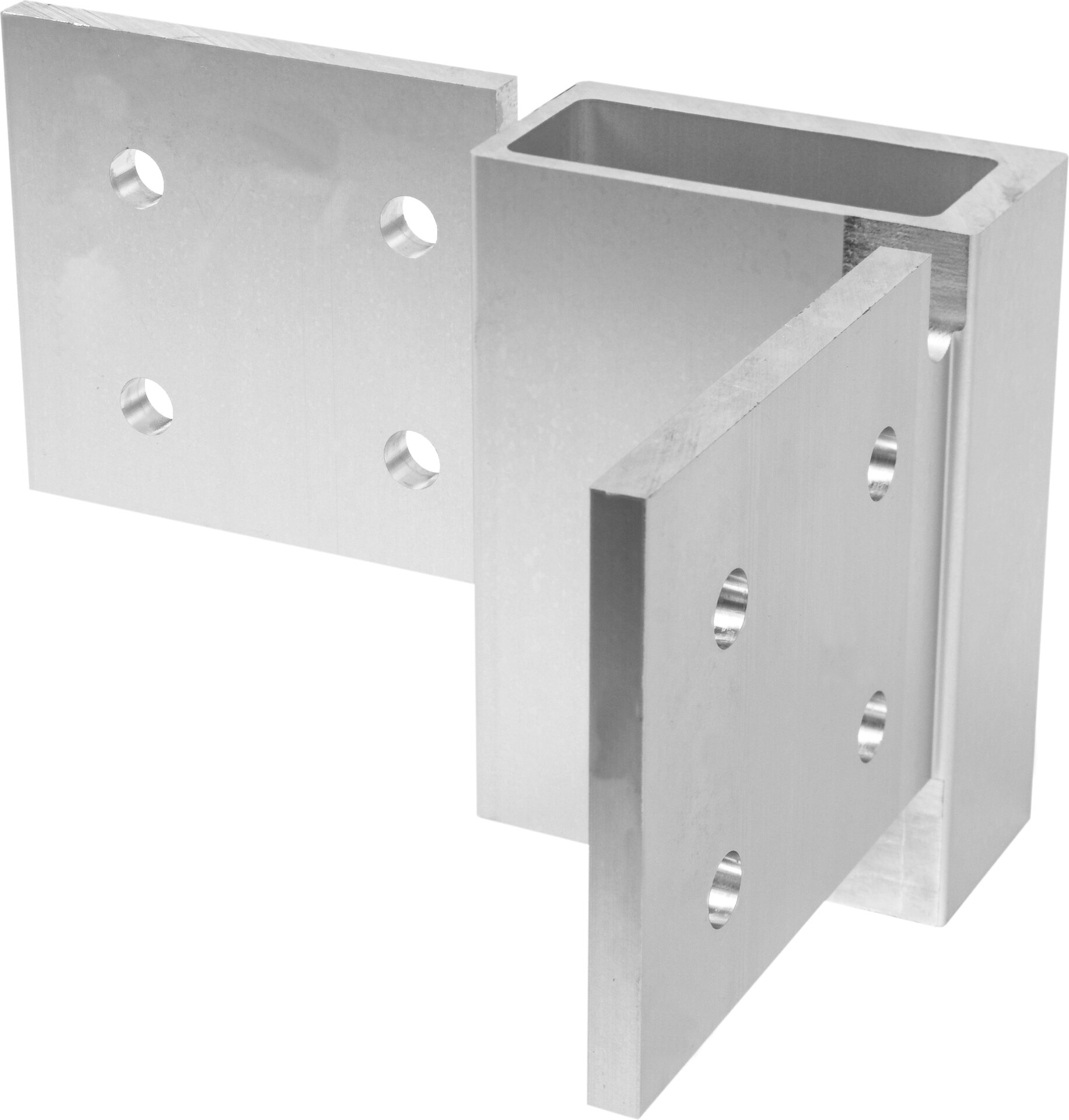 naroże aluminiowe pod słupki wypinane element mocujący ramę