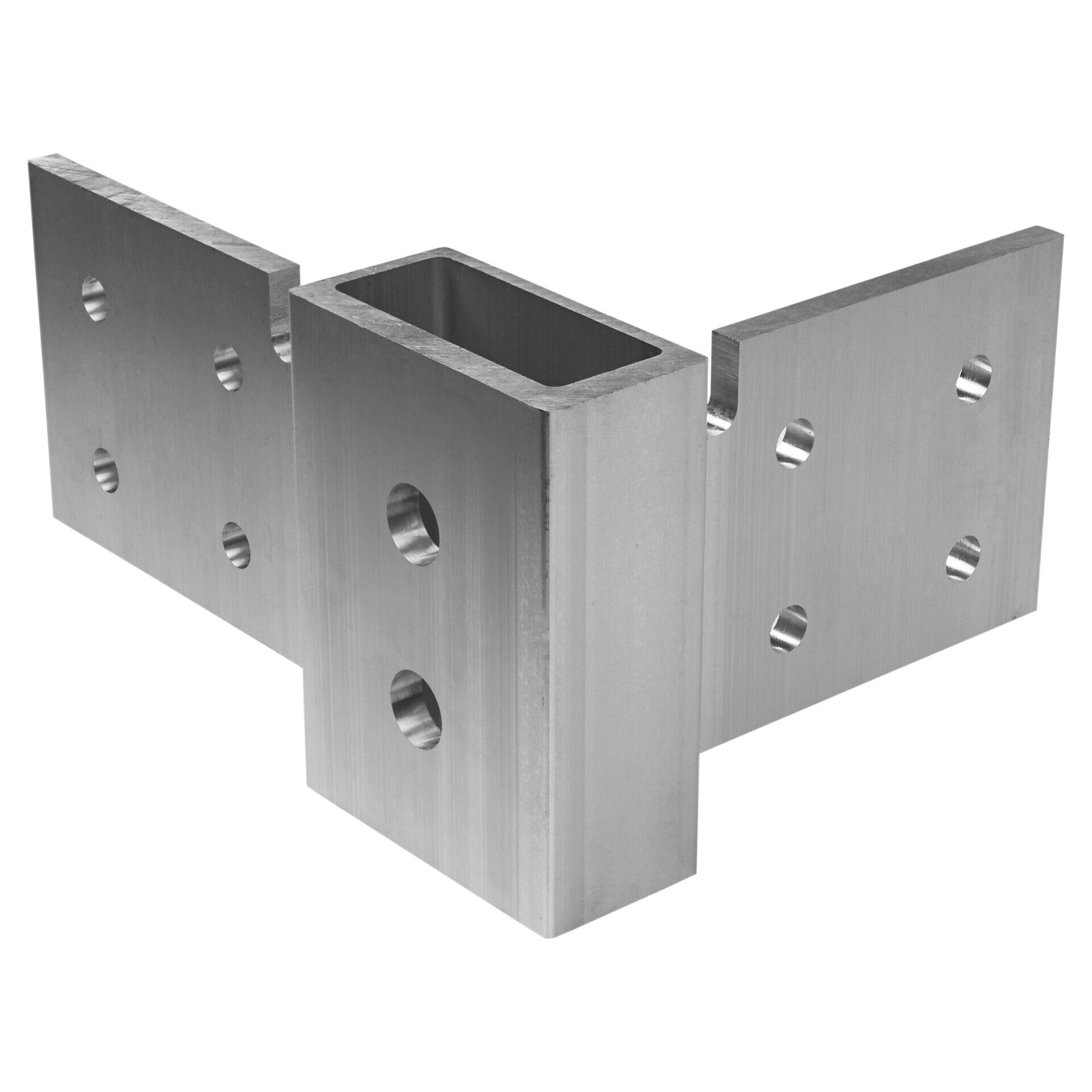 Naroże aluminiowe 70 z otworami centralnymi do mocowania ram