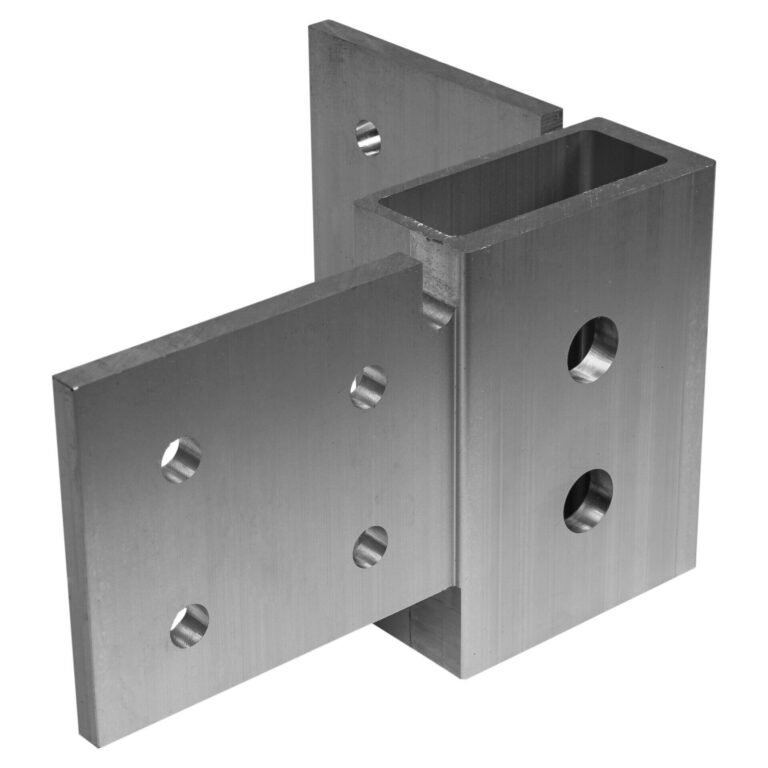 Naroże aluminiowe 70 z otworami centralnymi do mocowania ram