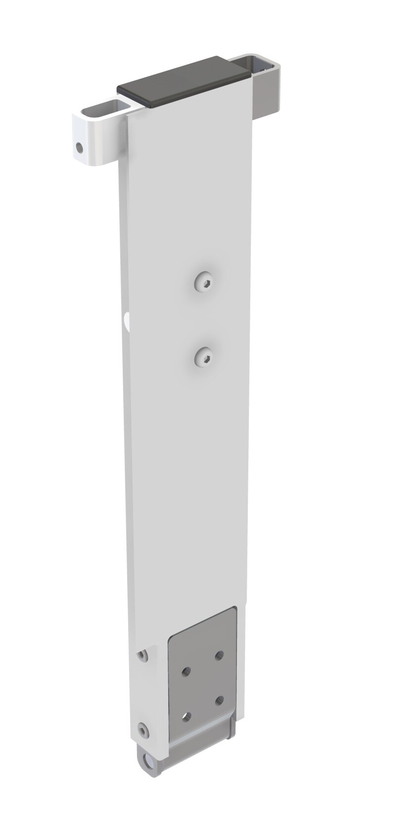 Słupek aluminiowy wypinany do zabudowy samochodu dostawczego