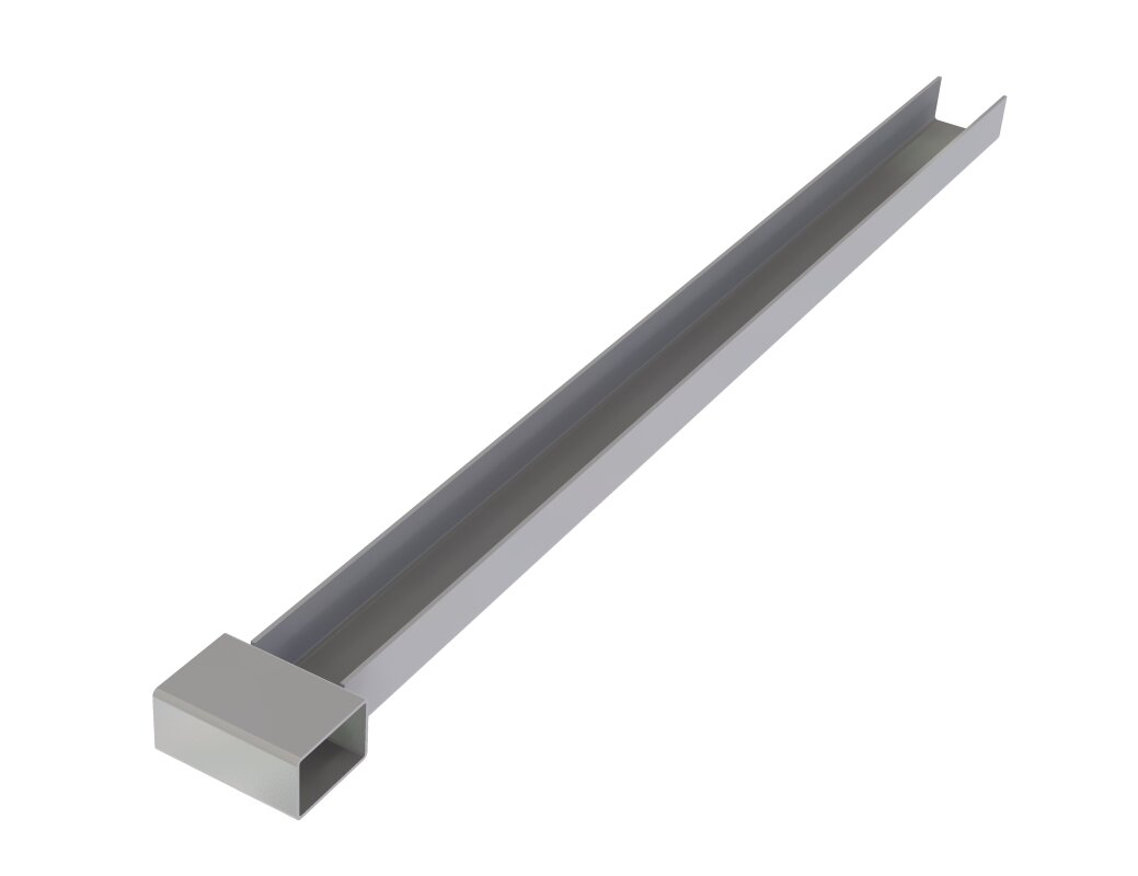 uchwyt statywu regulowany 600 mm profil 80x35 metalowy element