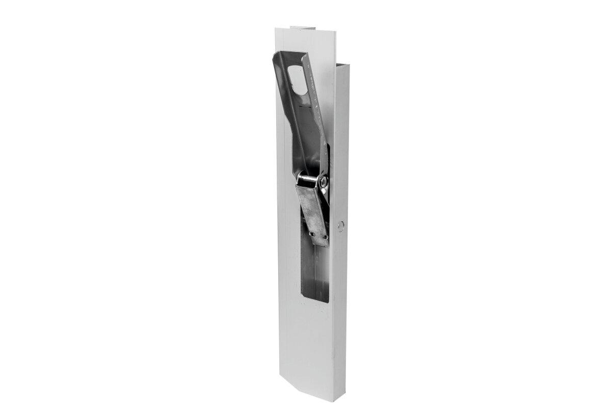 Zamknięcie pionowe 400 prawe inox bez lema rączka