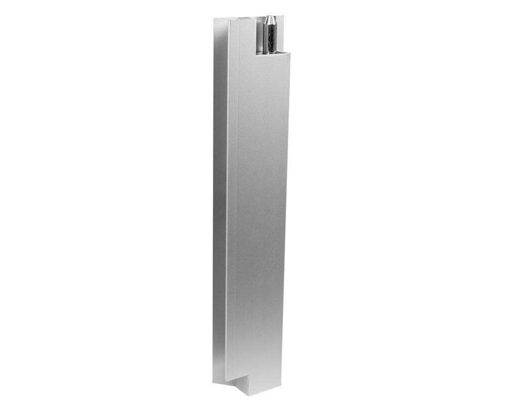 Zamknięcie pionowe 400 z lemem rączka inox lewe element burty
