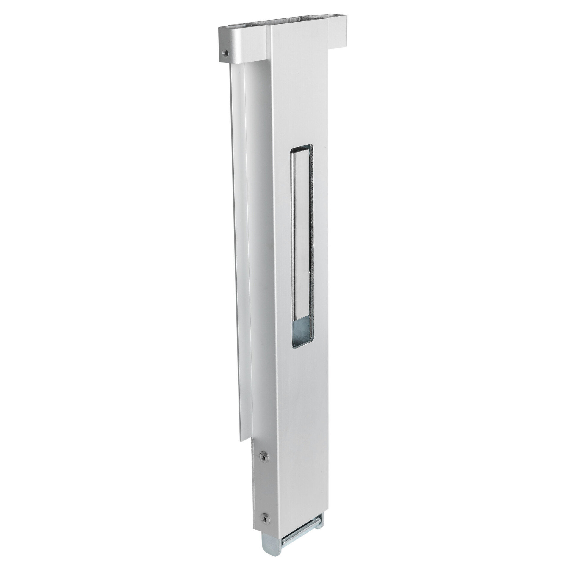 Słupek aluminiowy wypinany z kieszenią środkowy 400