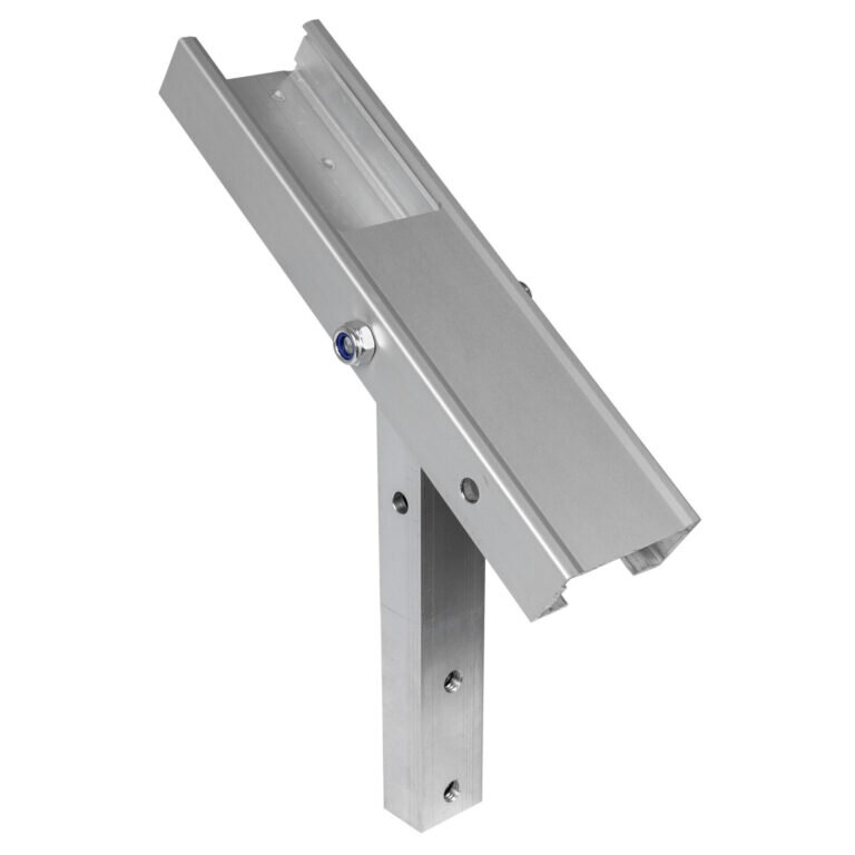 Statyw słupka aluminiowy anodowany 400 środkowy element montażowy