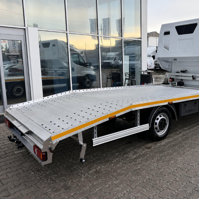 laweta platforma samochód dostawczy podłoga aluminiowa transportowa