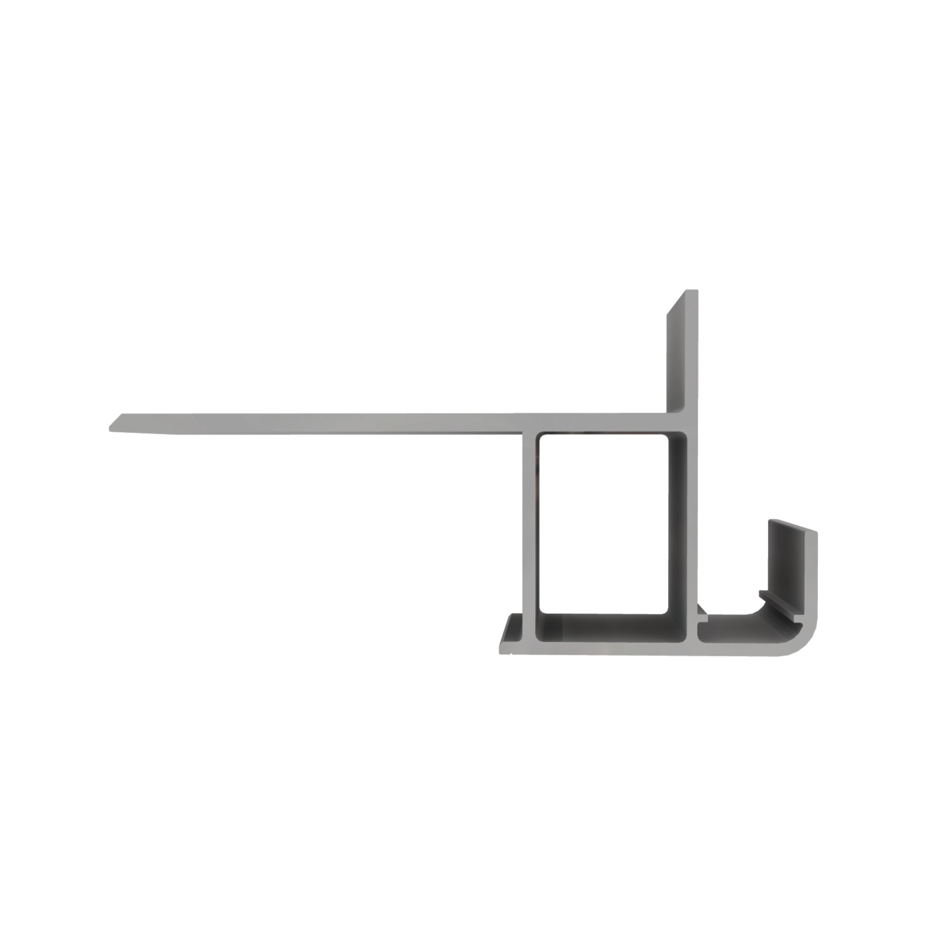 profil muldowy aluminiowy przekrój 40 mm szary komponent samochodowy